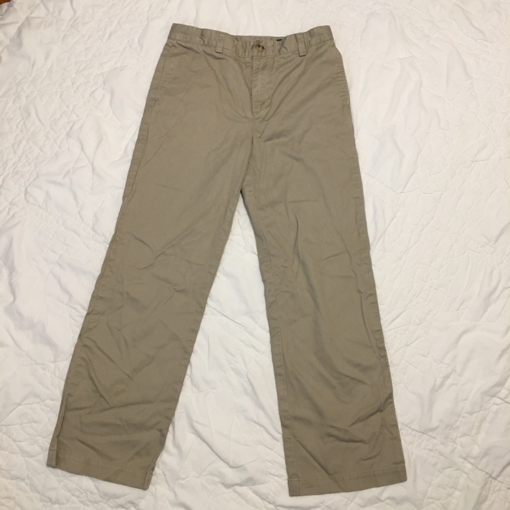 Vineyard Vines Boys Khaki Flat Front Pants Size 16